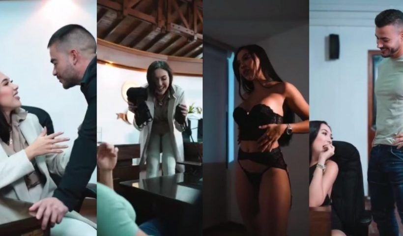 En Medellín están indignados con la Influencer Aida Victoria Merlano por hacer video erótico junto con Camilo Gaviria y Sebastián Buitrago (también influencers) en el Concejo de Antioquia. 